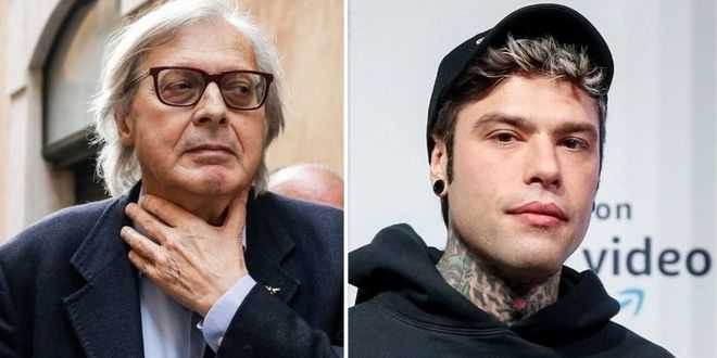 Vittorio Sgarbi e la sfuriata contro Fedez: “Sulle unghie lo smalto, nel cervello la ruggine”