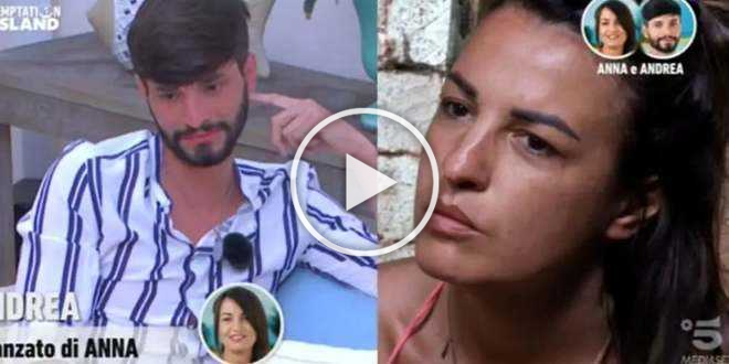 Temptation Island 2020, Anna shock: “Lascio il lavoro così Andrea mi deve mantenere!”