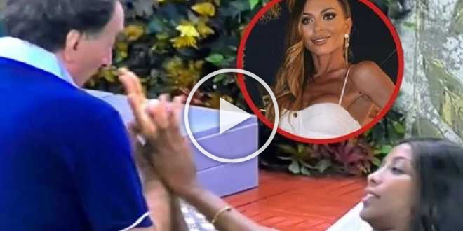 GF Vip 6, la fidanzata di Amedeo Goria contro Ainett Stephens: ” giù le mani dal mio amore”