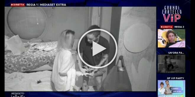 GF Vip 7, lite nella notte tra Antonino e Oriana: lei lo aggredisce con calci e pugni