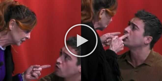 GF Vip 7, violenta lite tra Patrizia e Antonino: lei gli mette le mani addosso