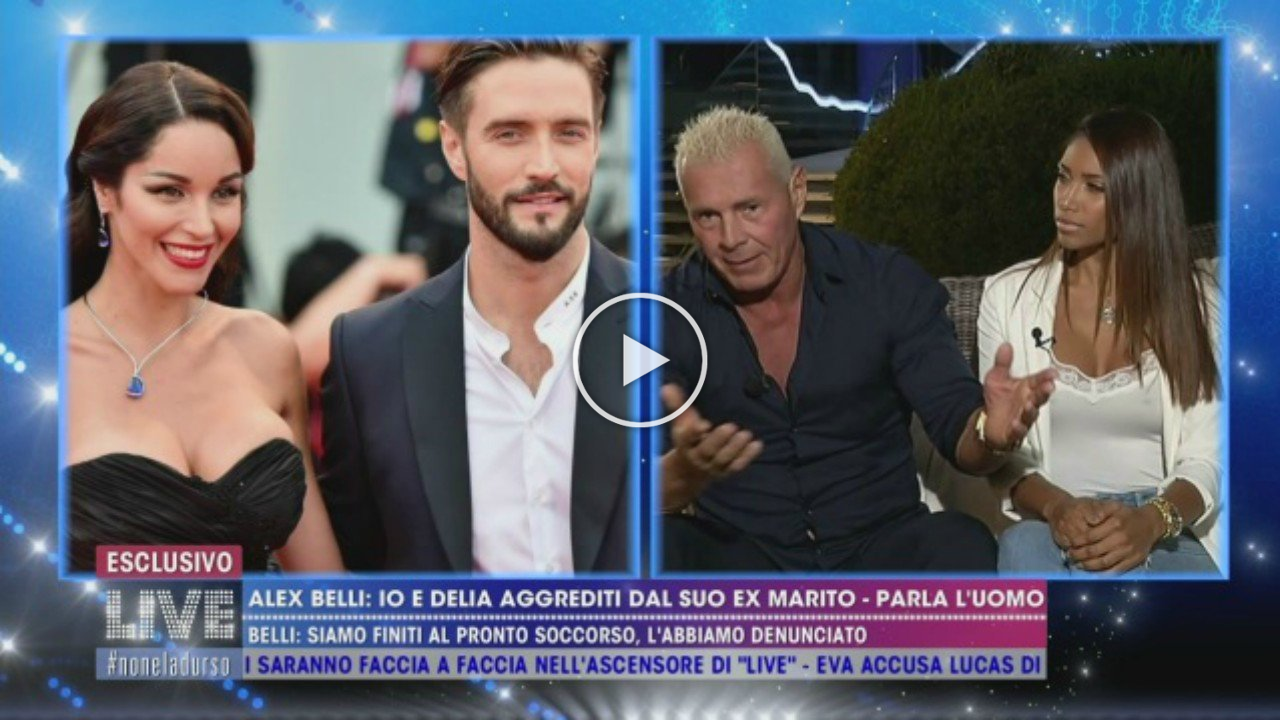 Alex Belli e Delia Duran presi in giro e smentiti dall’ex marito di lei: “Lui si difende a colpi di ciuffo”