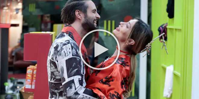 GF Vip, Alex e Soleil fuori controllo: lei lo tocca lì, lui ricambia così