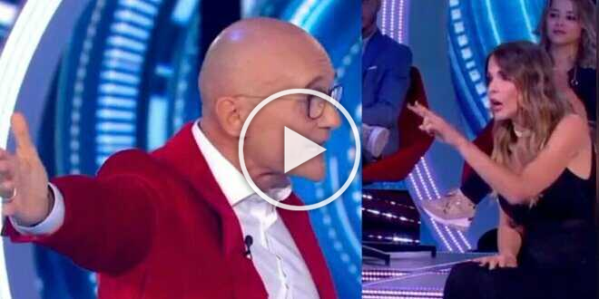GF Vip 7, Alfonso Signorini adirato caccia Sara Manfuso dallo studio