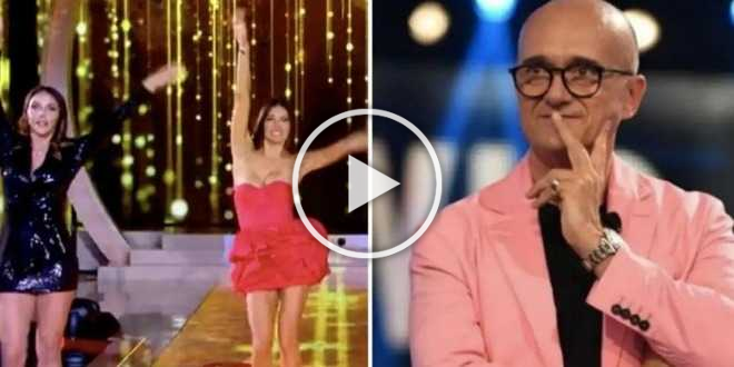 Alfonso Signorini lascia il microfono aperto: il commento sul seno della Gregoraci