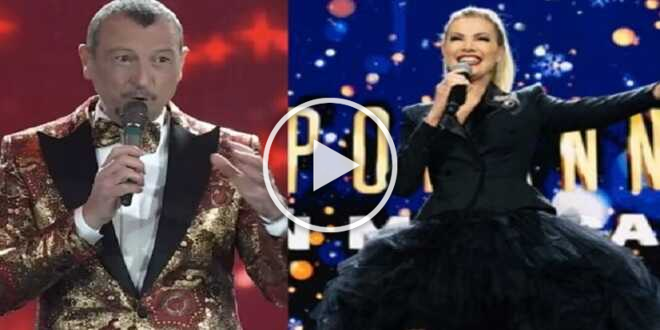 Amadeus stravince la sfida di Capodanno: notte fonda per Federica Panicucci