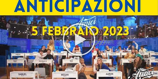 Amici 22, anticipazioni puntata del 5 febbraio 2023: Maria mette fine al noce moscata gate