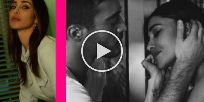 Belen Rodriguez felice con Antonino Spinalbese in un bar: arriva la polizia