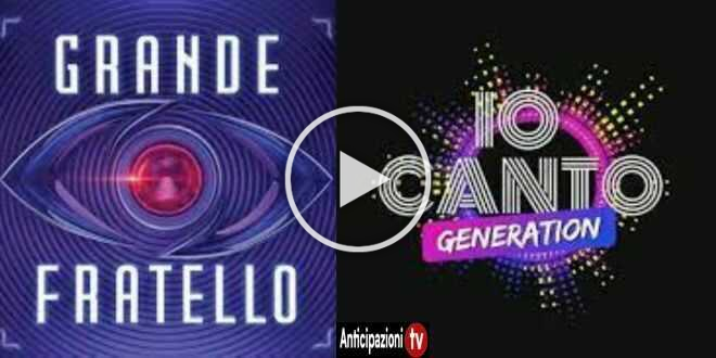 Grande Fratello 2023 cambio di palinsesto, arriva Io Canto Generation: ecco quando andranno in onda