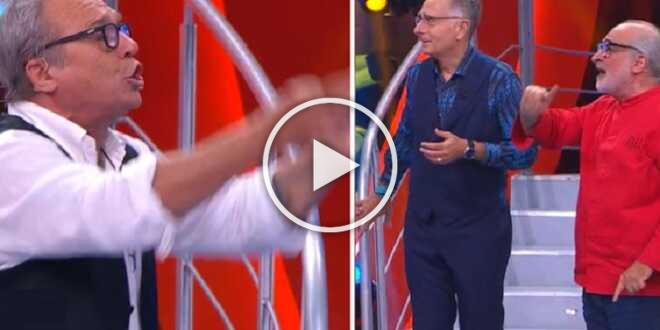 Ciao Darwin, tensione in studio: scoppia la lite tra Claudio Amendola e Andy Luotto