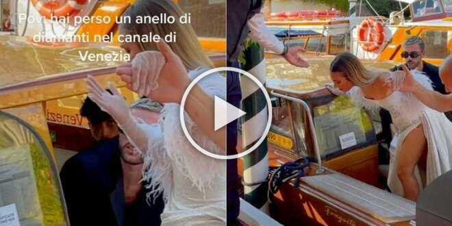 Venezia, ex corteggiatrice di Uomini e Donne fa cadere l’anello di diamanti nella laguna