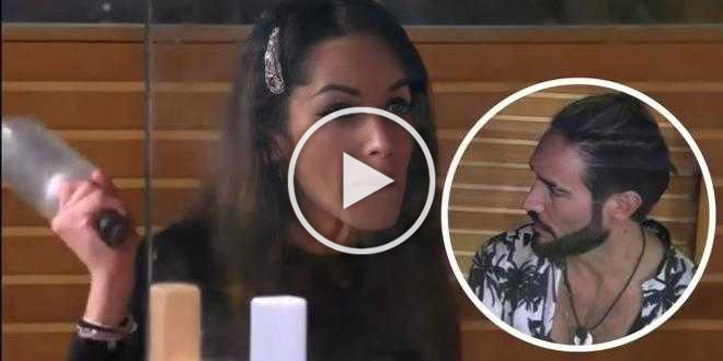 GF Vip, Delia litiga con Alex e minaccia di spaccare una bottiglia
