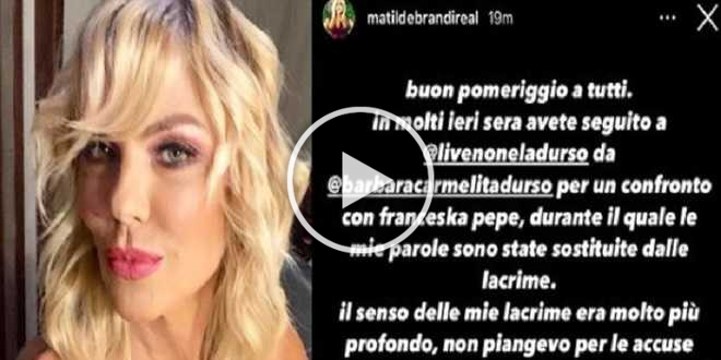 GF Vip 5, il dramma Matilde Brandi: “Uccido te e le tue figlie con l’acido”