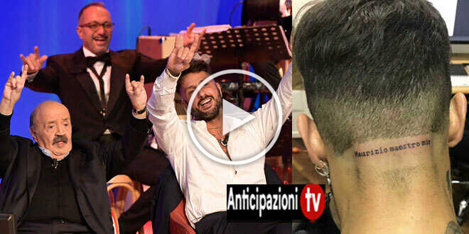L’omaggio di Fabrizio Corona per Maurizio Costanzo