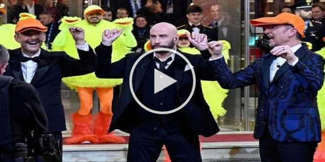 Sanremo 2024, John Travolta nega la liberatoria: il “Ballo del Qua Qua” diventa un caso