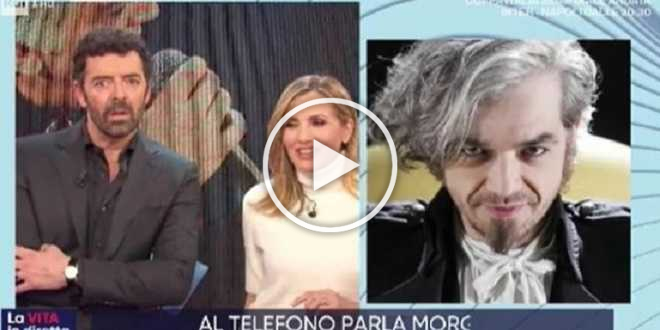 Festival di Sanremo, Morgan chiama in studio e scatena il caos a La Vita in Diretta