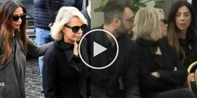 Funerali Costanzo, Raffaella Mennoia inseparabile da Maria De Filippi: chi è e che rapporto hanno