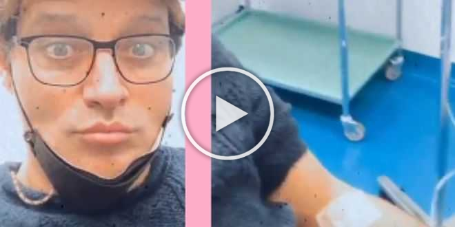 Gabriel Garko riappare sui social con una flebo al braccio: il post che preoccupa