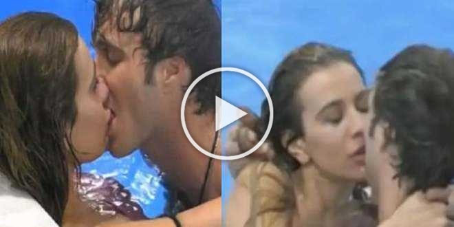 GF Vip 4, Clizia incorvaia e Paolo Ciavarro: scoppia la passione in piscina