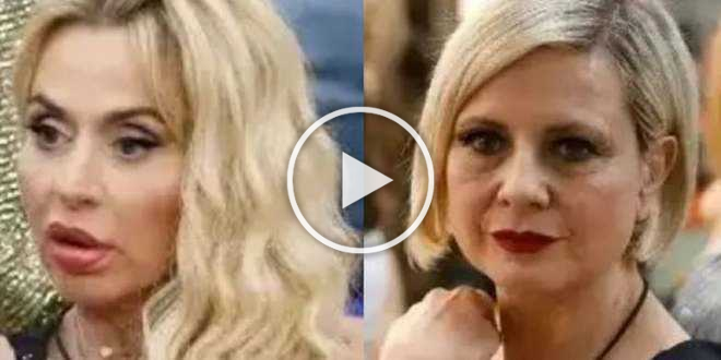 GF Vip 4, volano parole grosse tra Valeria Marini e Antonella Elia: “La prendo a calci in c**o!”