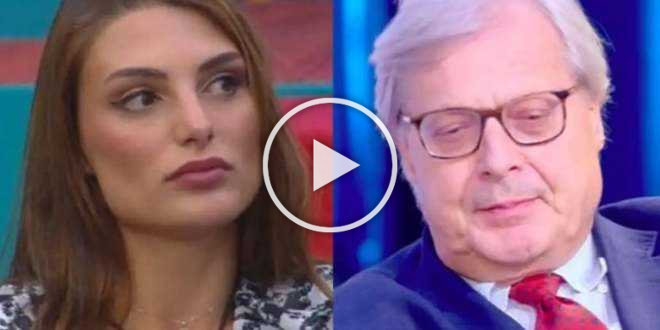 GF Vip 5, Vittorio Sgarbi umilia Franceska Pepe: “Mi hai toccato l’uccel*o!”