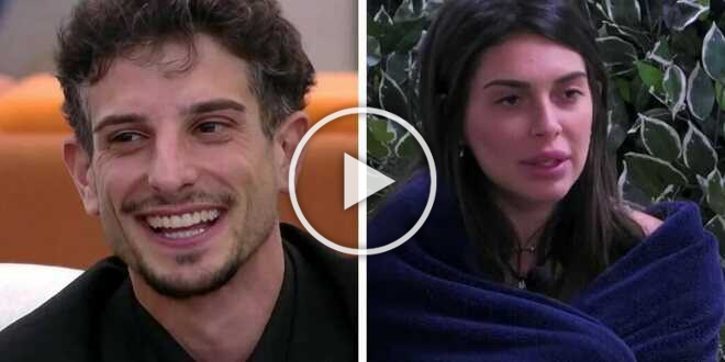 Grande Fratello 2023, Giuseppe Garibaldi dà un bacio a Greta Rossetti: la sua reazione