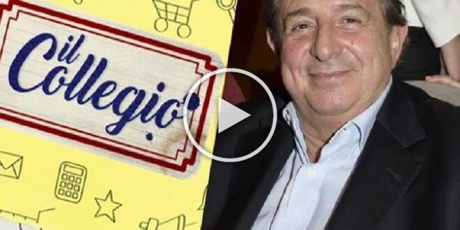 Il Collegio 7, Giancarlo Magalli sostituito: la rabbia del conduttore