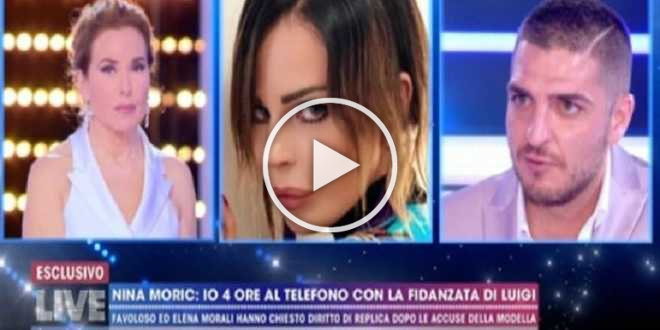 Luigi Favoloso infuriato: “Ho denunciato di nuovo Nina Moric”