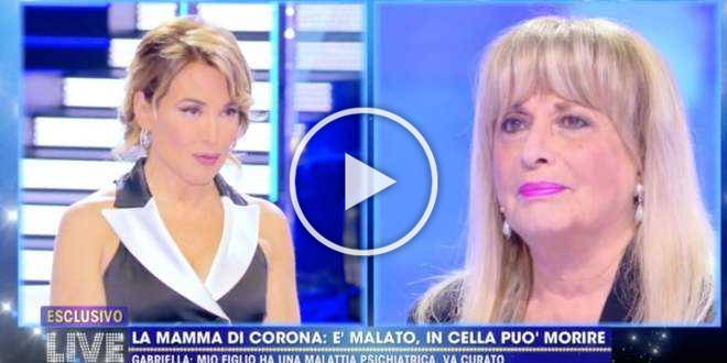A “Live”, la madre di Fabrizio Corona disperata: “Rischia di morire”