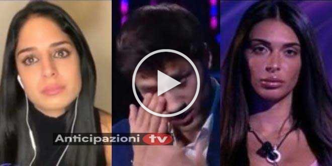 Grande Fratello 2023, Mirko Brunetti e Perla Vatiero si emozionano durante il confronto: l’intervento di Greta Rossetti