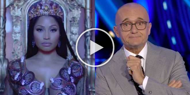 GF Vip, Nicki Minaj mette like a una foto di Alfonso Signorini: ecco perché