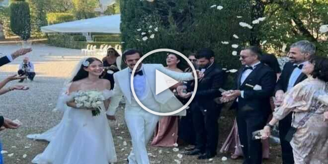 Ozge Gurel e Serkan Cayoglu si sono sposati in Italia
