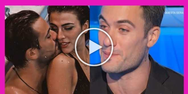 Pierpaolo Pretelli in lacrime al debutto a Domenica in, ecco cosa ha fatto Giulia Salemi per lui