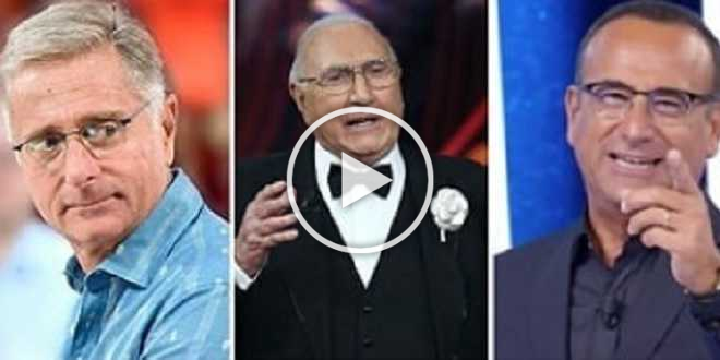 Pippo Baudo commenta Carlo Conti e Paolo Bonolis: “Uno tremendo, l’altro volgare”