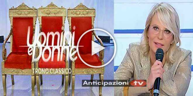 Anticipazioni Uomini e Donne, corteggiatrice si elimina e lascia lo studio