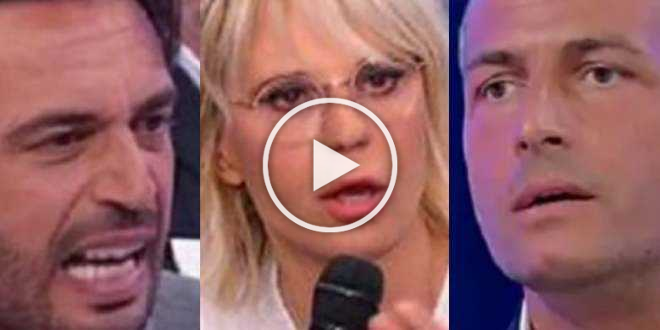 Riccardo e Armando arrivano alle mani: la De Filippi corre a separarli