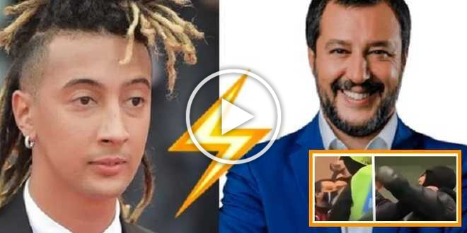 San Siro, durante il derby rissa sfiorata tra il rapper Ghali e Matteo Salvini: volano paroloni