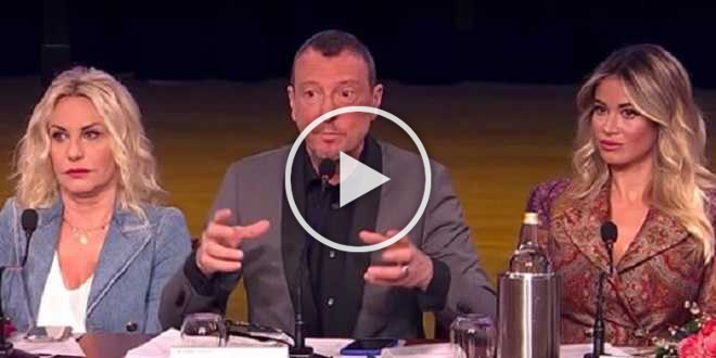 Sanremo 2020, Amadeus nella bufera: prima la frase shock e poi la raccomandazione