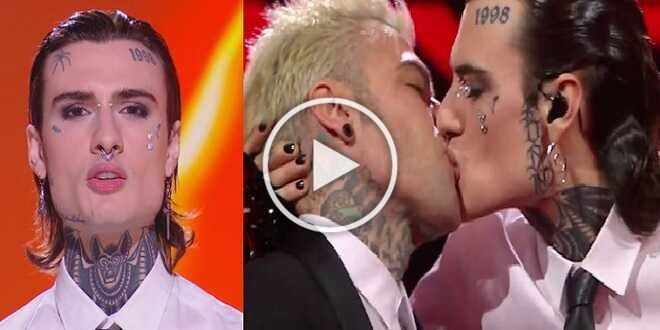 Sanremo 2023, Rosa Chemical torna sul bacio con Fedez: “Altro che libertà”