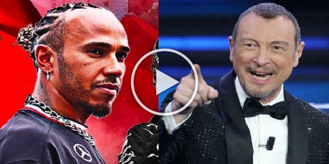 Sanremo 2024, Amadeus chiama Hamilton per la finale? La voce dopo l’arrivo in Ferrari