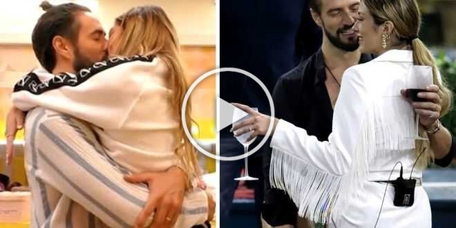 Gf Vip 2021, Scene a luci rosse e baci tra Alex Belli e Soleil Sorge