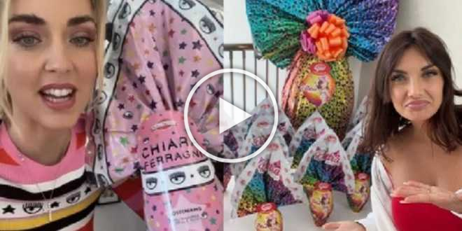 Scontro Lamborghini-Ferragni: entrambe presentano il proprio uovo di Pasqua