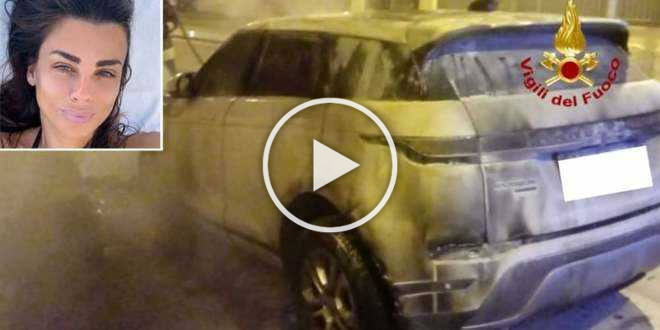 Serena Enardu, nella notte incendiata di nuovo la sua auto