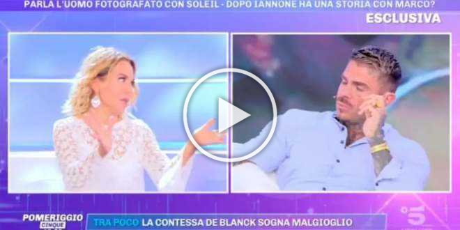 Soleil Sorge infamata a Domenica Live: “Nessuna storia, con lei sono andato e basta”