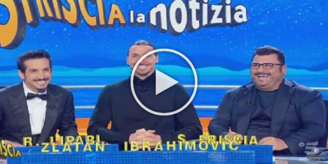 Striscia la Notizia, svelato il cachet da capogiro di Ibrahimovic: bufera sul web