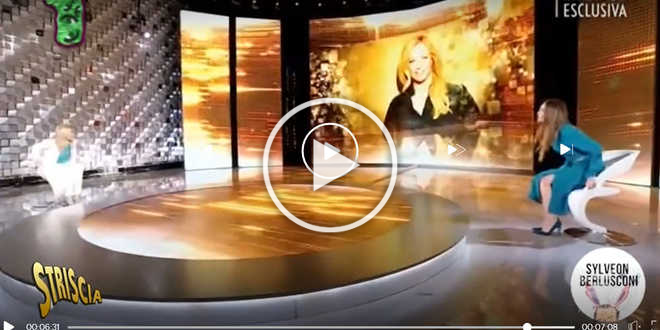 Striscia la notizia, Giorgia Meloni e Silvia Toffanin faccia a faccia, video  che inqueta