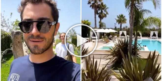 Tommaso Zorzi in Puglia con Tommaso Stanzani ed Elisabetta Gregoraci